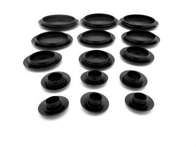 Floor Pan Drain Plugs 18 Hole Options - Fit 1/16'' Panel - Durable Polyethylene!