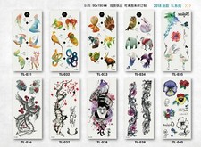 8 X Kids Tattoo Sticker Waterproof Body Temporary Tattoos Stickers US