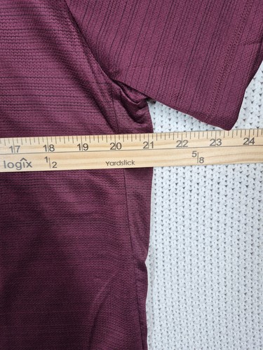 Nike Miler Training Running Shirt Men’s Sz. Large Maroon Reflective AJ7565-681 - Picture 6 of 10
