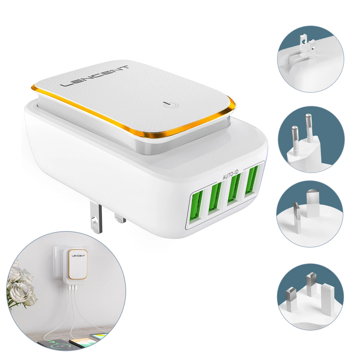 Night light wall charger online