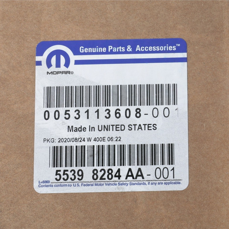 0922 DODGE RAM 1500 TOW HOOK FRONT RIGHT SIDE OEM NEW MOPAR 55398284AA