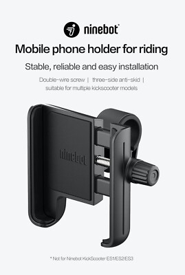 Segway Ninebot Phone Mount Adjustable Handlebar ES1 ES2 ES4 E2 MAX G2 G30P G30LP