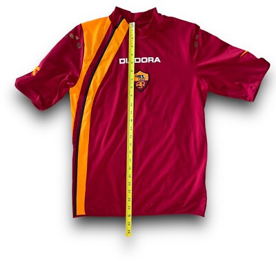 Maillot Gardien AS Roma 2005-2006 Diadora #1, Taille M - Gris, Manches Longues