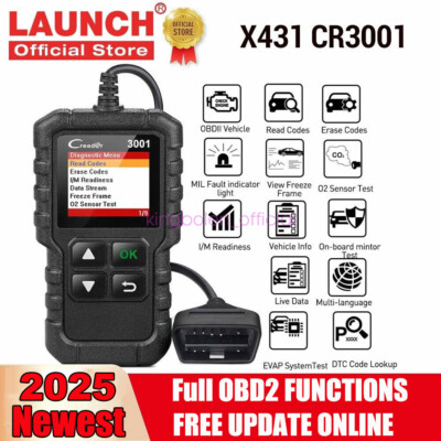 2026 NEW LAUNCH OBDII Scanner Car Check Engine Fault Code Reader Diagnostic Tool