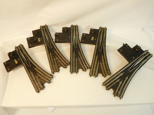 MES-52247	Trix Express H0 5 St. Bakkelit Hand-Weiche links mit Gebrauchsspuren | Zustand: Gebraucht