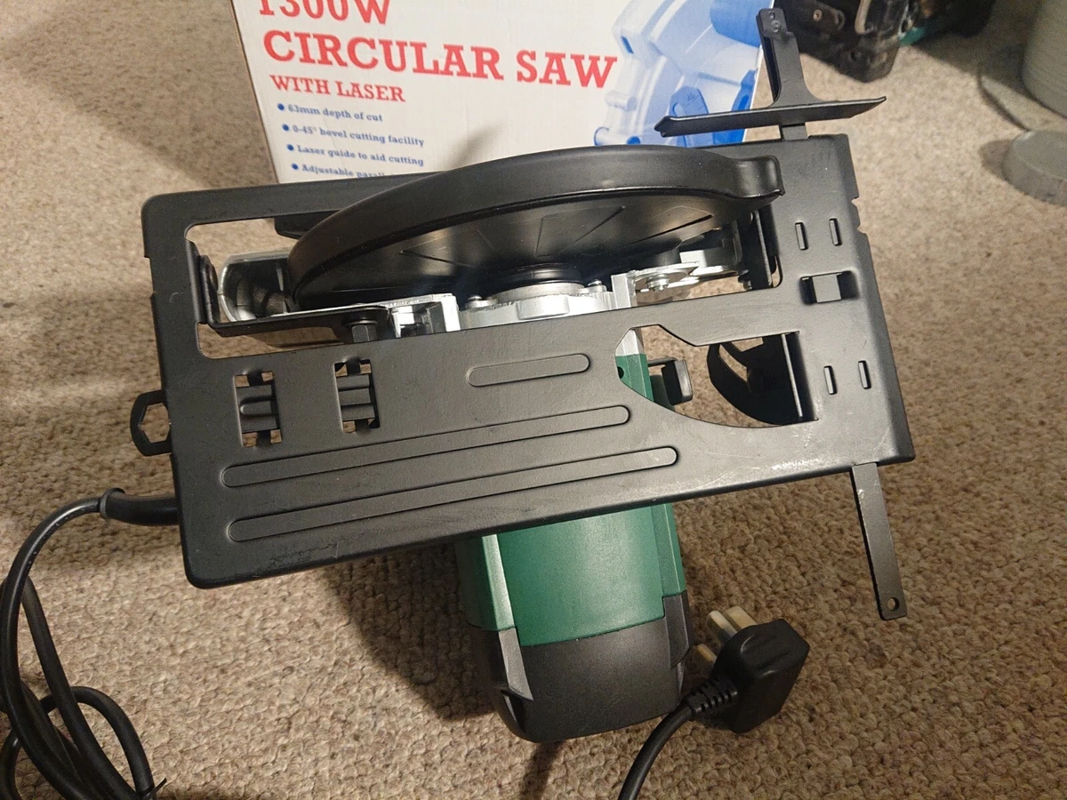 Wickes 185mm Corded Circular Saw with Laser Guide 1300W eBay