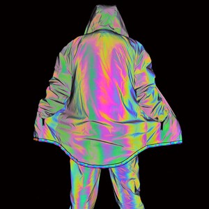 rainbow reflective jacket nike