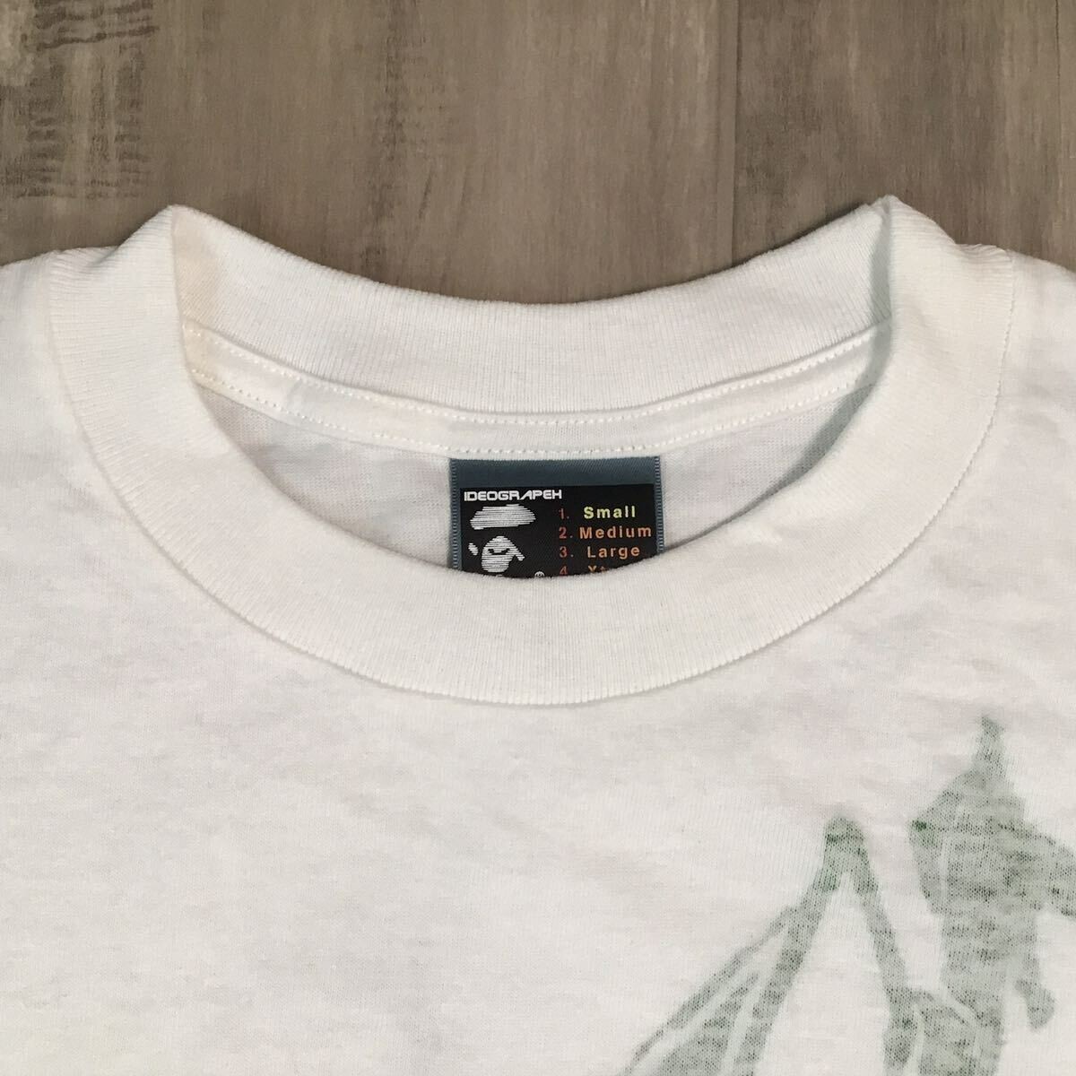 BAPE × UNKLE Futura ART NIGO hand print T-shirt White A Bathing 