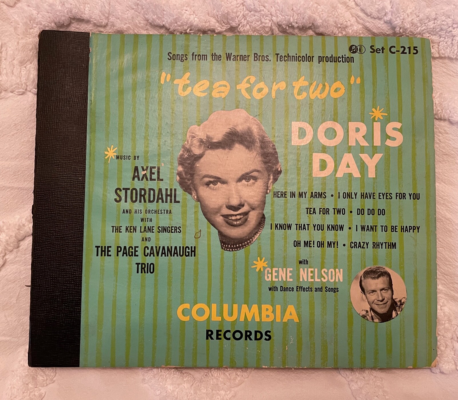 DORIS DAY 1950 Tea for Two Movie Songs with Gene Nelson, 78 RPM 10in