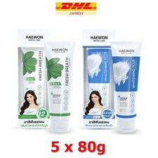 Haewon Whitening Plus toothpaste white teeth formula Smile confidently 80g