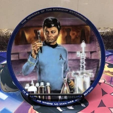 Star Trek Plate Leonard McCoy Bones Star Date 0484.01 No. 2075 R #ML