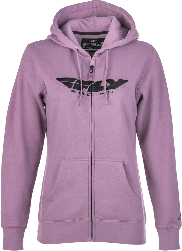 福袋売れ残りセール Fly Racing Women'S Fly Corporate Zip Up Hoodie Mauve Lg パーカー