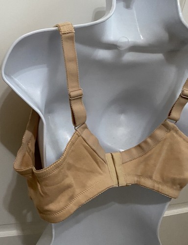 NEW Comfort Choice 42B Wirefree Full Coverage Seamless Leisure Beige Bra - Picture 6 of 9