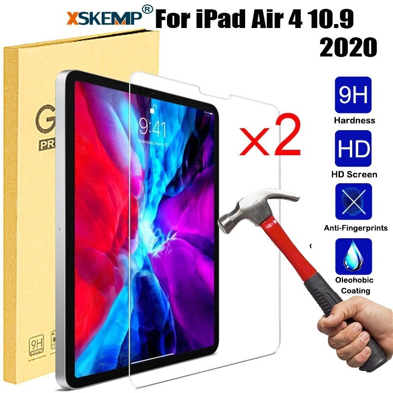 2PCS Tempered Glass Screen Protector Cover For iPad Air 5th 4th 3rd Air 2 1 Gen - Image 2 of 4