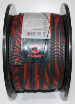 Mammut Tubular webbing Polyamid 26mm 100 m Farbe basalt