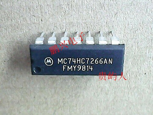 Lot De 5 Circuits Intégrés MC74HC7266AN (74HC7266) - Format DIP - Neufs - Sans Marque