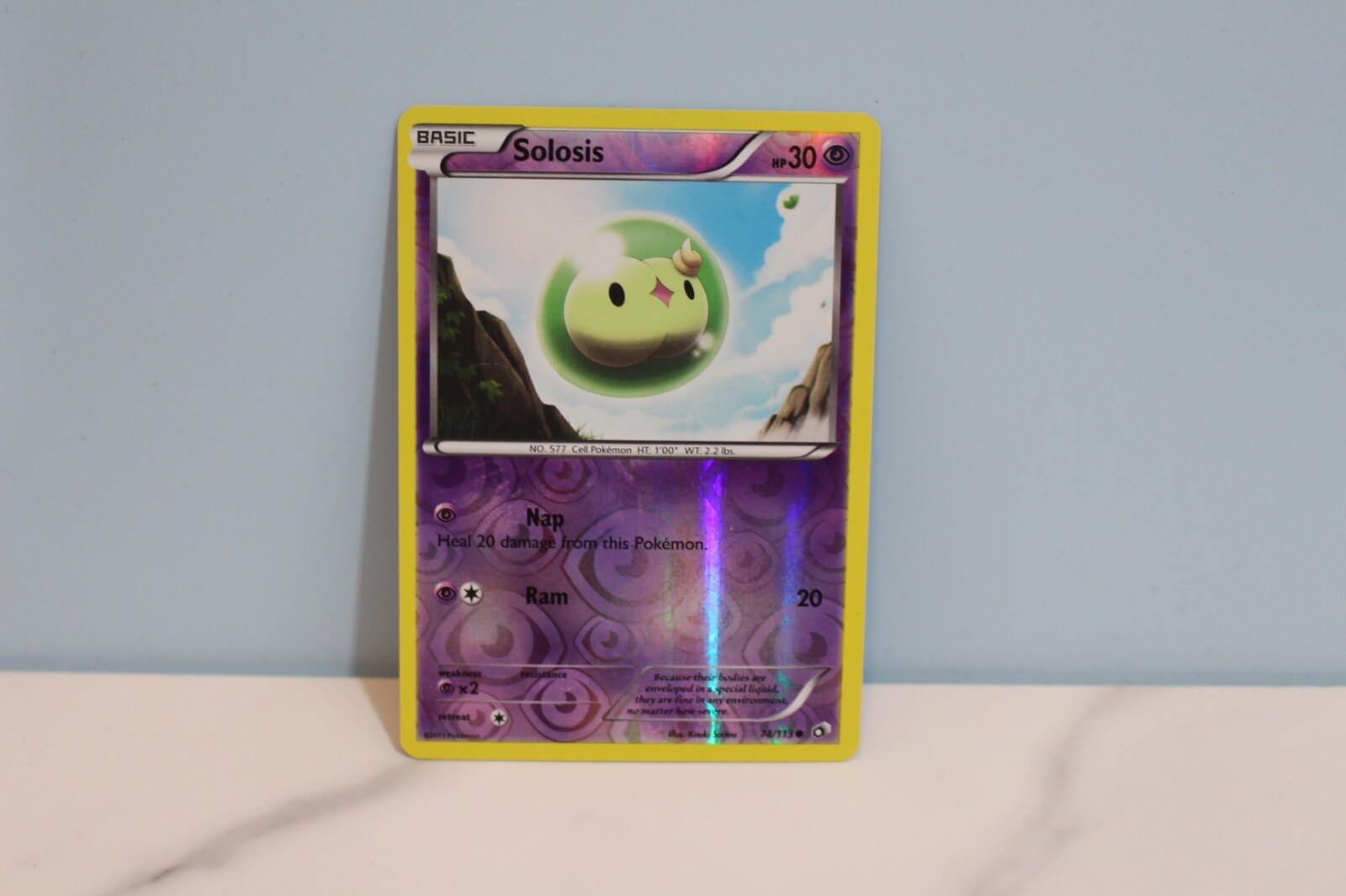 Pokémon TCG Solosis Legendary Treasures 74/113 Reverse Holo English 2013 NM