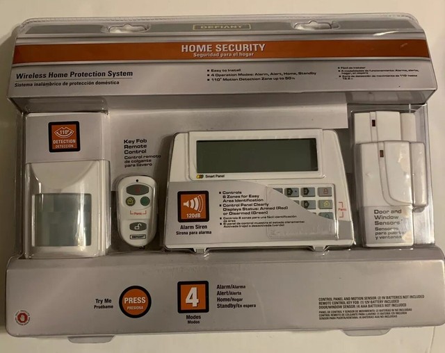 Defiant Wireless Home Protection/Security Alarm/Alert System HD SKU