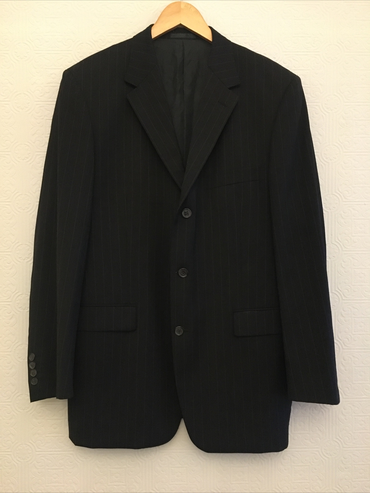 YSL Yves Saint Laurent Blazer Tuta Singola Carbone 52R