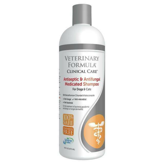 Veterinary Formula Clinical Care Antiseptic and Antifungal Shampoo for Dogs and