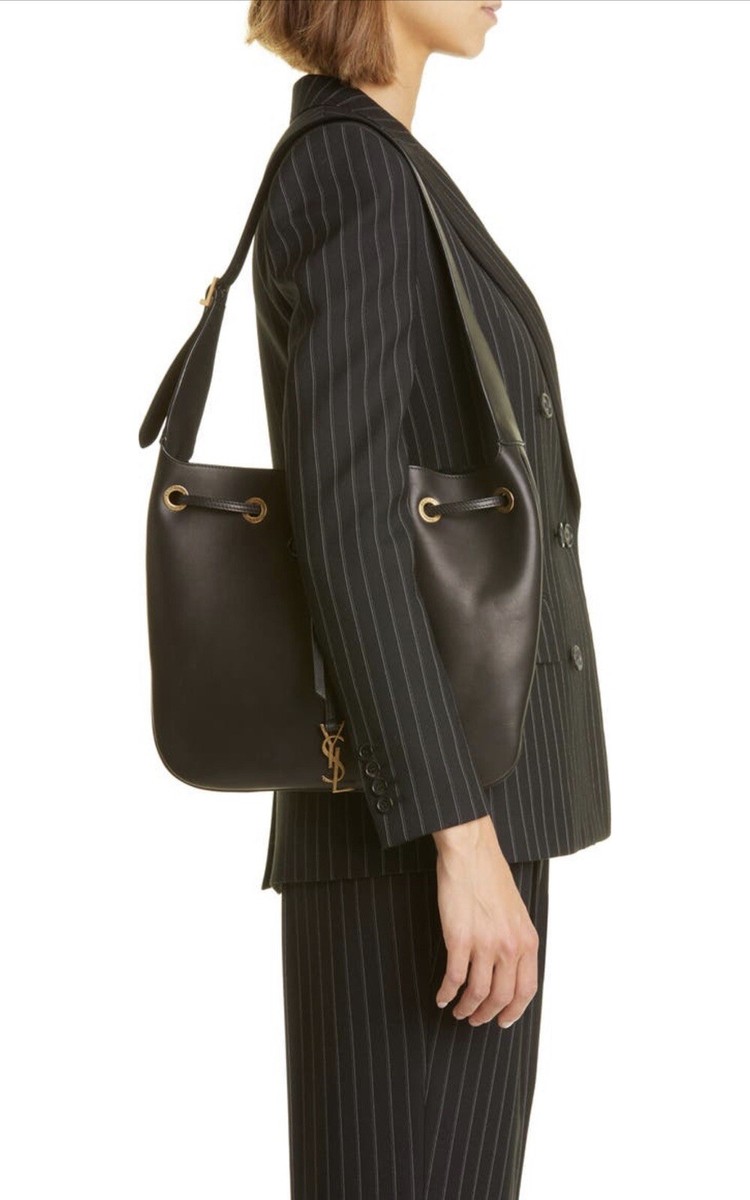 【Saint Laurent】PARIS VII MEDIUM HOBO BAG◆697918AAAMD SAINT LAURENT 'Paris VII' Medium Leather Hobo Shoulder Bag