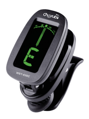 Cherub   WST 630C   Clip-on Tuner   chromatisches Stimmgerät f. Gitarre Bass etc