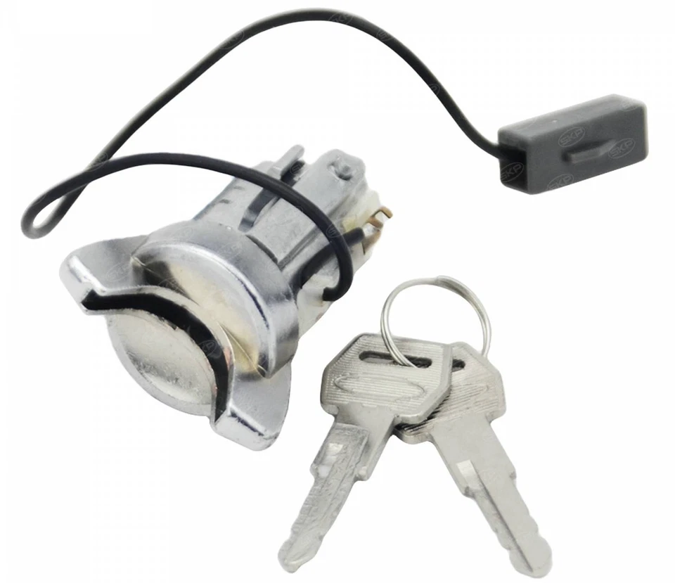 Cilindro de bloqueo de encendido y llaves reemplazo Ford OEM # SW1808 Lincoln Mercury cromo Foto 2 de 3