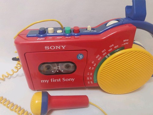 MY FIRST SONY CFM 2300 KINDER KASSETTENRECORDER Micro. NEUE RIEMEN FUNKTIONIERT - Bild 6 von 14