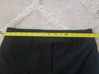 Particular Size 8 Black Straight Leg Zip Dress Pants Slacks Trousers With Slits — photo 3