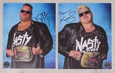 The Nasty Boys Autograph 8x10 Photos WWF Brian Knobbs & Jerry Sags Certified