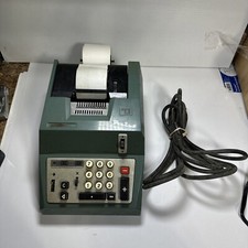 OLIVETTI UNDERWOOD SUMMA QUANTA 60s Electronic Adding Machine - Works