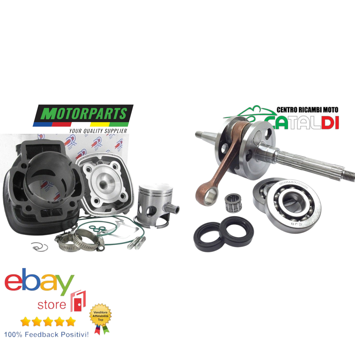 KIT GRUPPO TERMICO DR KT00091 70cc ALBERO MOTORE TOP
