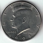 USA - 1993D - Kennedy ½ $ - Bald Eagle Version #2 - Crisp! - #20561