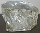 J. Drake Exenas Lead Crystal Glass Paperweight Signed Sweden 2-05-1966 Nude Man — photo 9
