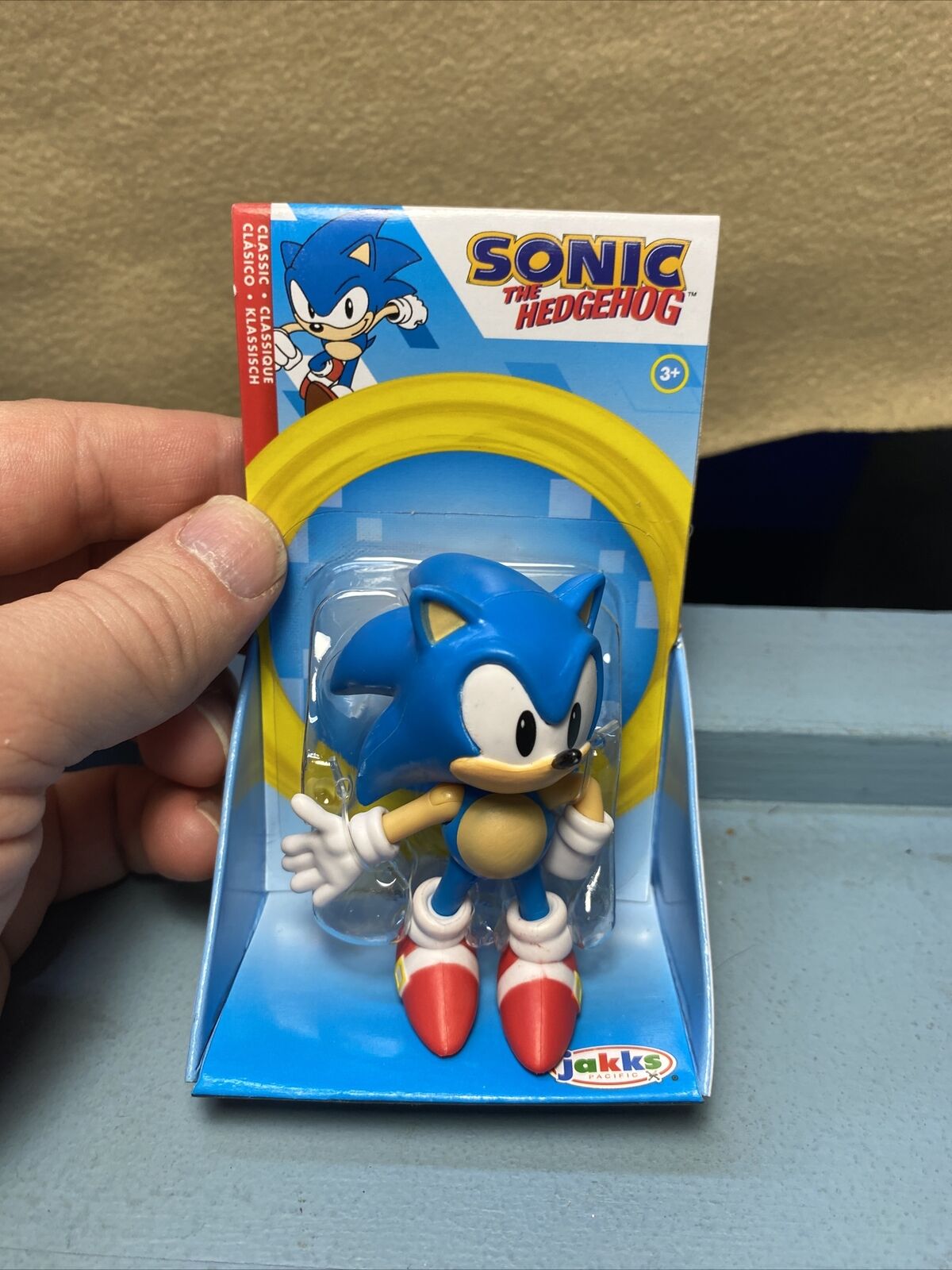 Sonic The Hedgehog 2.5-Inch Action Figure Classic Sonic with Hot Dog  Collectible Toy