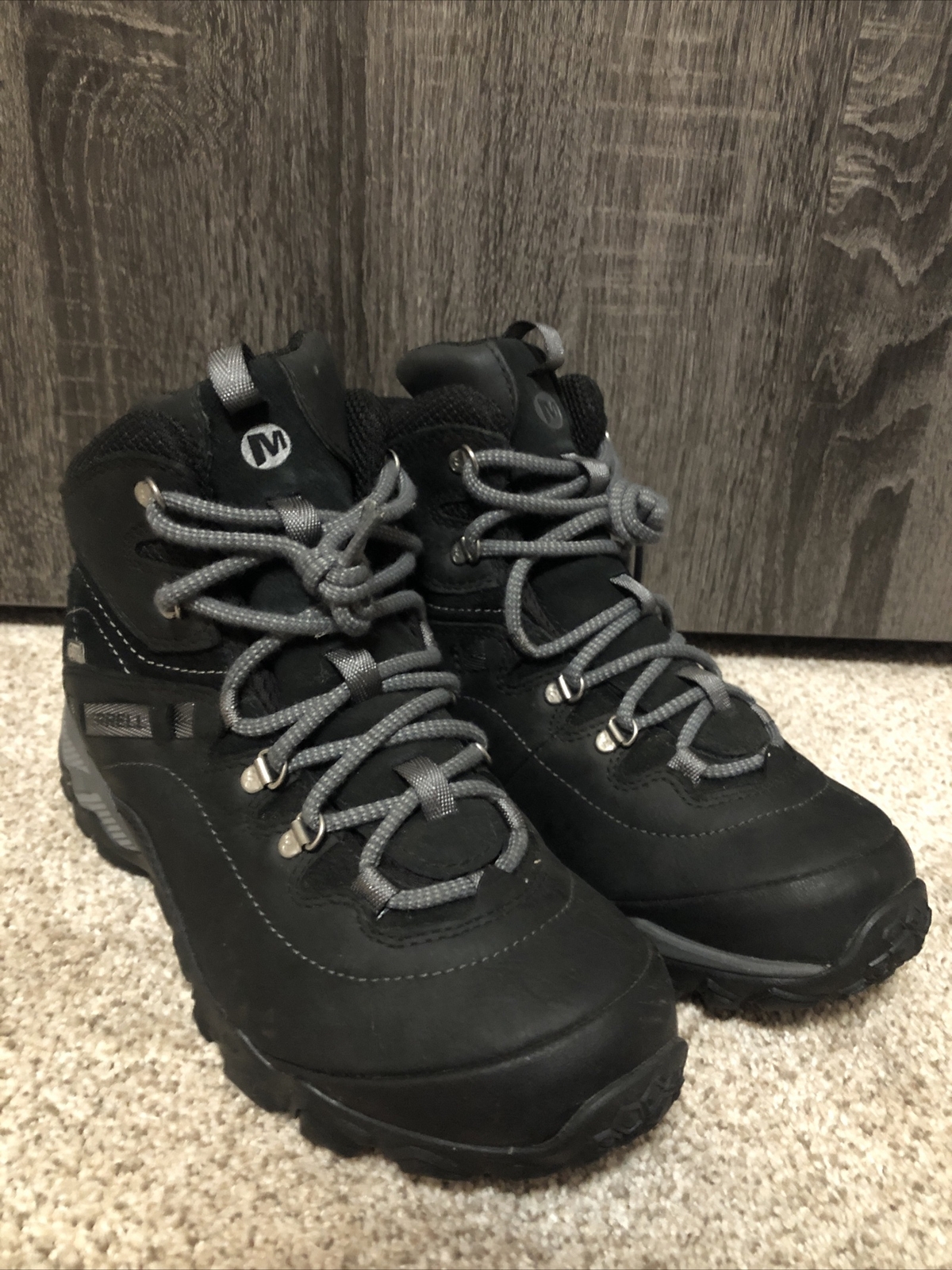 MERRELL Select Dry Vibram Black Leather 
