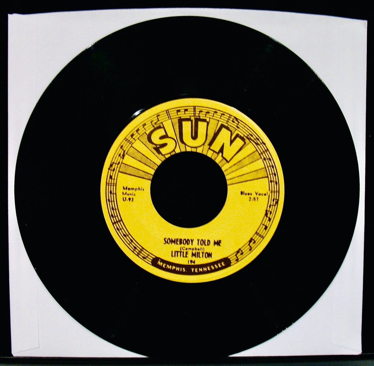 LITTLE MILTON: Beggin' My Baby & Somebody Told Me~Near Mint Soul