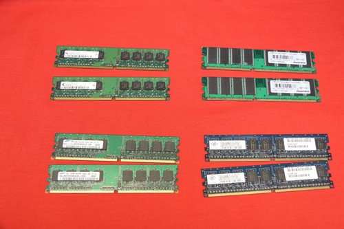Lot of 8, 512MB DDR2 dram 240 pin, mixed - Picture 1 of 5