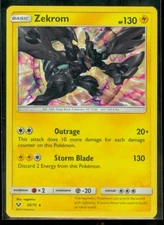 Pokemon ZEKROM 35/73 - Shining Legends - RARE HOLO - MINT