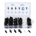 Parts Car Body Plastic Fender Bumper Tool Trim Retainer Fastener Clips Push 100