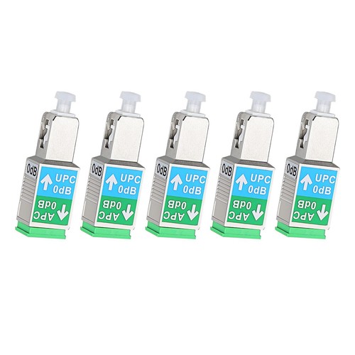 -5PC Fiber Optic Adapter SC/UPC Male to SC/APC Female Singlemode SM 9 ...