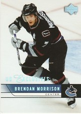 2006-07 Upper Deck Brendan Morrison #439 Exclusives Hockey Card Serial # 41/100