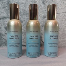Bath  Body Works ENDLESS WEEKEND Concentrated Room Spray Mist Lot 3pc Mandarin