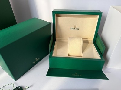 ⭐️正規品 ROLEX BOX 付属品完備 グリーンタグ付 中古 ♪ Medium Rolex Box (Green on Green) ref : 53491.02 New Style M ECO