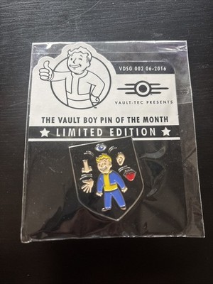 Fallout Vault Boy of the Month Pin VBotM Limited Edition Ltd Ed Rare NEW