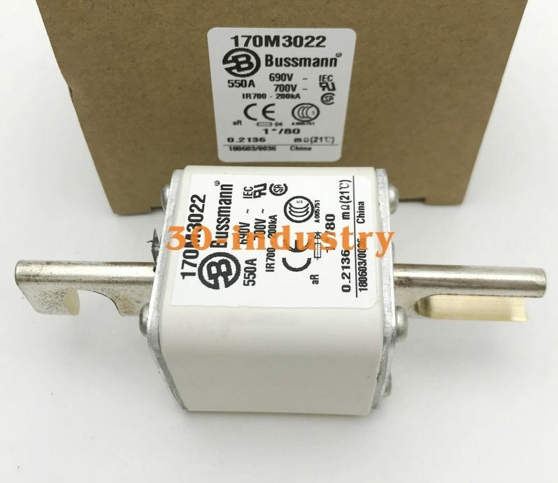 3PCS/box New For   Fuse 170M3022 550A 690V / 700V IR700-200KA 1 *lg