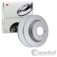 2X NK Bremsscheiben 284Mm Voll Hinten Passend FÜR Hyundai Kona KIA Carens