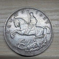 1935 George V Rocking Horse Silver 0.500 Crown