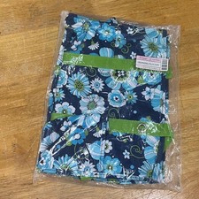 Thirty-One Organizing Utility Tote Floral Celebration Blue Green Bag 275D-3 NEW