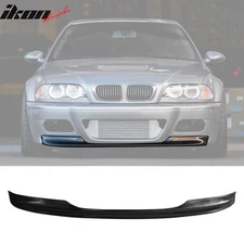 Fits 01-06 BMW E46 M3 CSL Style Front Bumper Lip Spoiler Splitter Unpainted PU
